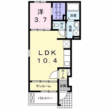 アカデミア　パレスの物件間取画像